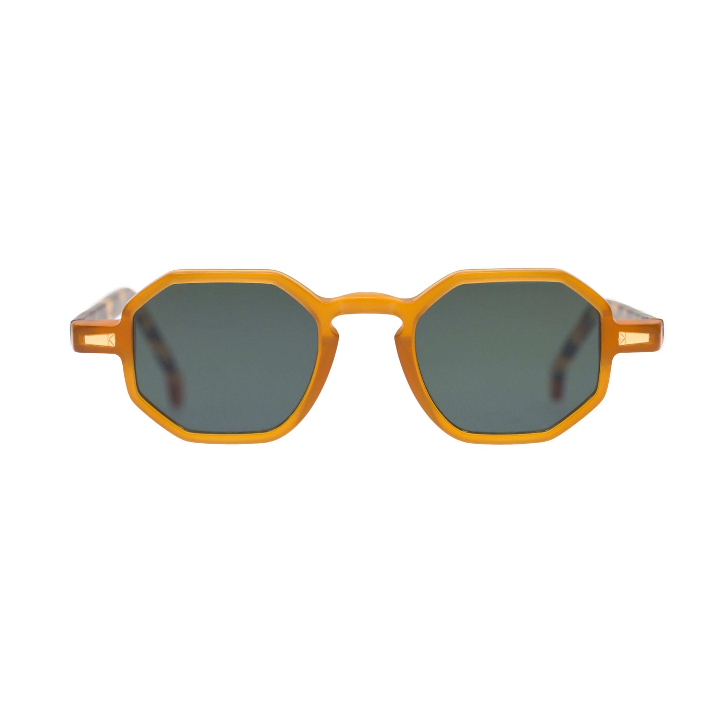 Kyme Occhiali da sole Miele - lente verde Kyme Rio: occhiale da sole poligonale made in Italy