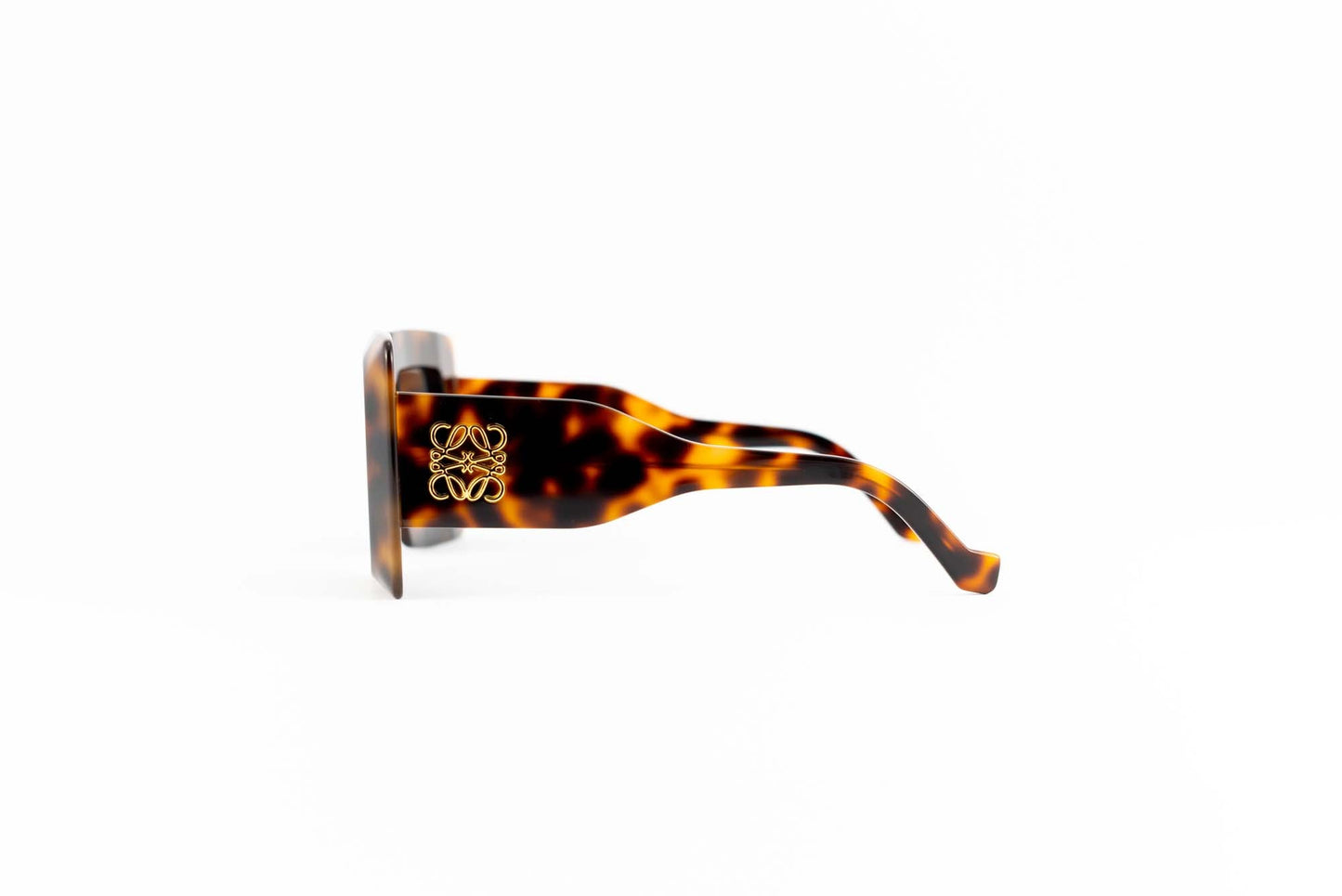 Loewe Occhiali da sole Acetato / Rettangolare LOEWE Occhiale da sole visore Chunky Anagram havana