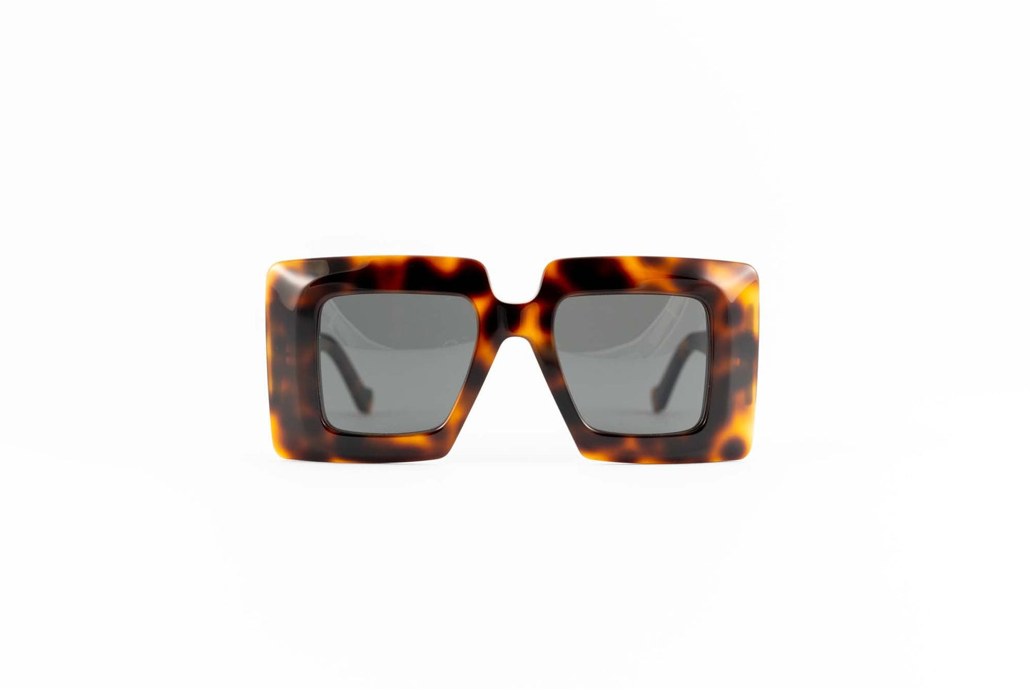 Loewe Occhiali da sole Acetato / Rettangolare LOEWE Occhiale da sole visore Chunky Anagram havana