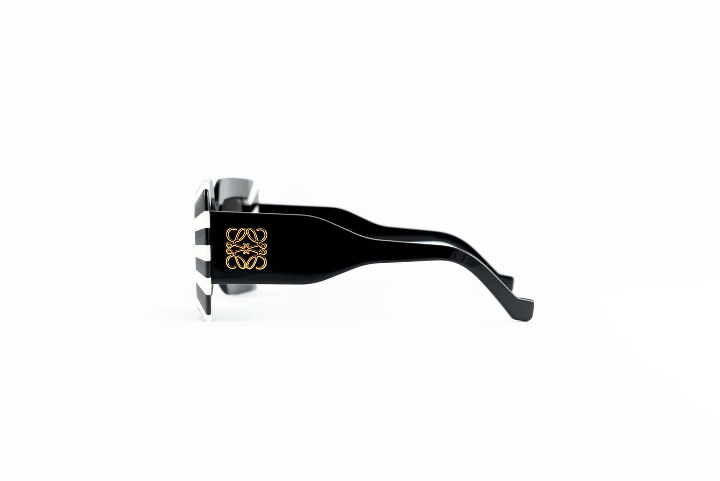 Loewe Occhiali da sole Acetato / Rettangolare LOEWE Occhiale da sole visore Chunky Anagram nero