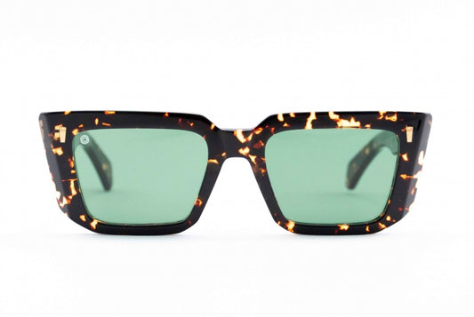 Kyme Cozy: occhiali da sole avana scuro streetwear made in Italy