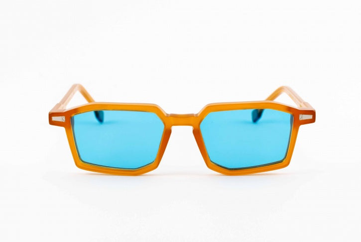 Kyme Javier: polygonal sunglasses made in Italy