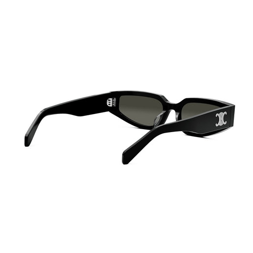 CL40269U 01A: occhiale da sole a gatta Celine Acetato Nero Lucido, Lenti Grigio Organico