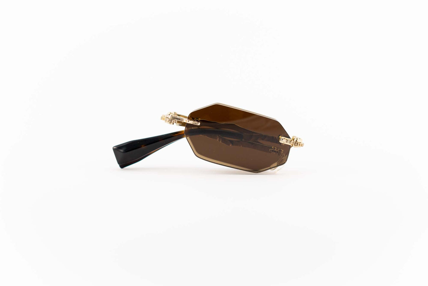 Kuboraum Occhiali da sole Nero / Metallo / Poligonale Kuboraum Maske H46 GD: occhiale a giorno glasant in metallo oro