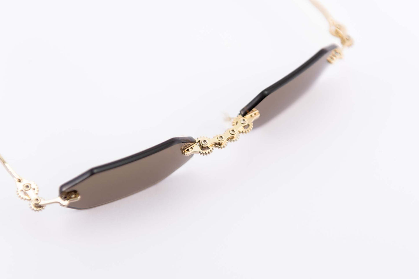 Kuboraum Occhiali da sole Nero / Metallo / Poligonale Kuboraum Maske H46 GD: occhiale a giorno glasant in metallo oro