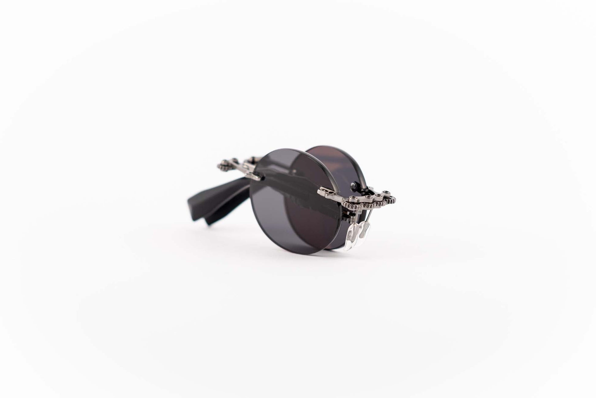 Kuboraum Occhiali da sole Nero / Metallo / Rotonda Kuboraum Maske H42 BB: occhiale a giorno glasant in metallo