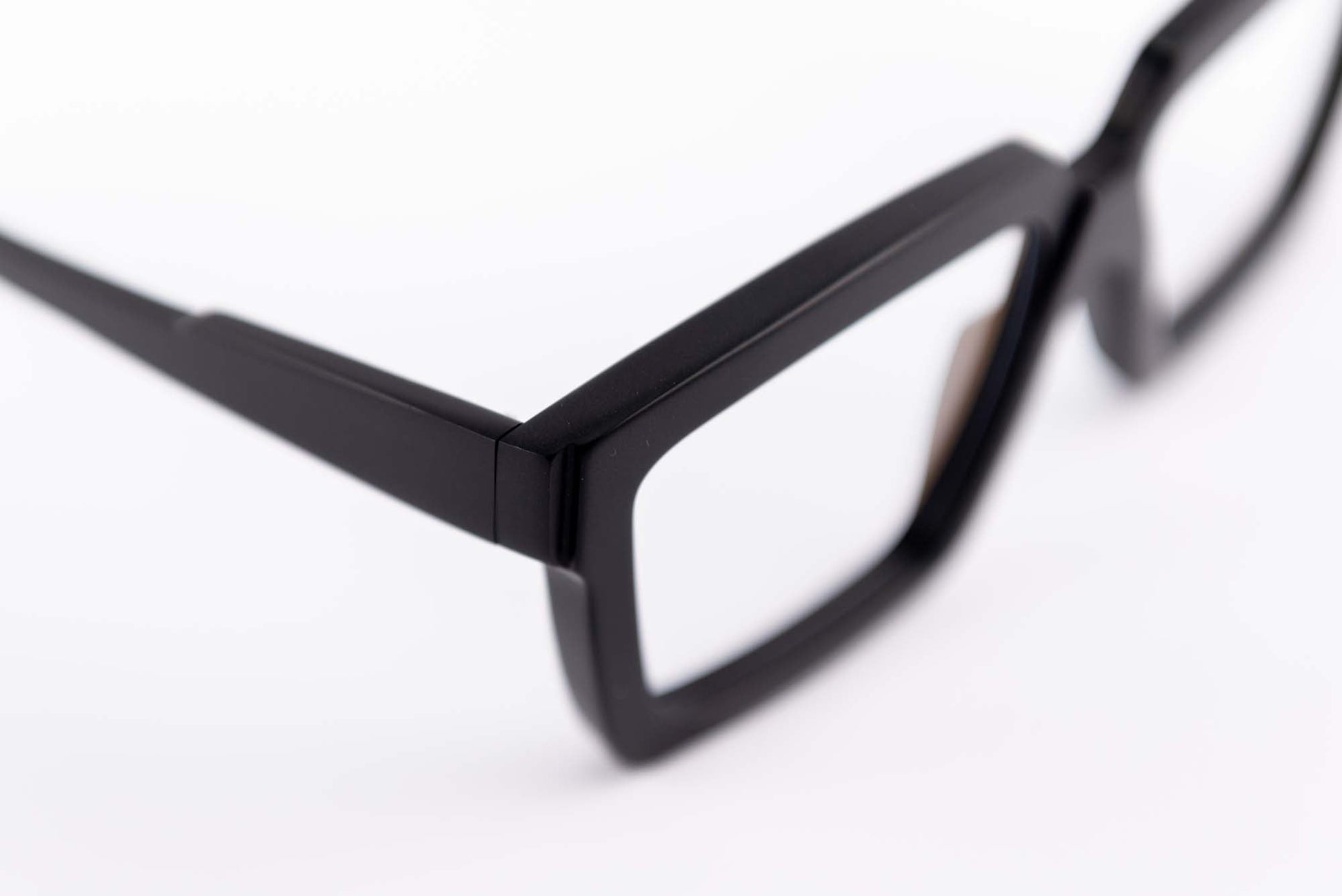 Kuboraum Occhiali da vista Nero / Acetato / Squadrato Kuboraum Maske K26 BM: occhiale in acetato nero squadrato da vista
