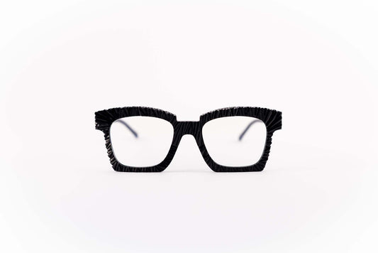 Kuboraum Occhiali da vista Nero / Acetato / Squadrato Kuboraum Maske K5 OS: occhiale in acetato nero squadrato da vista