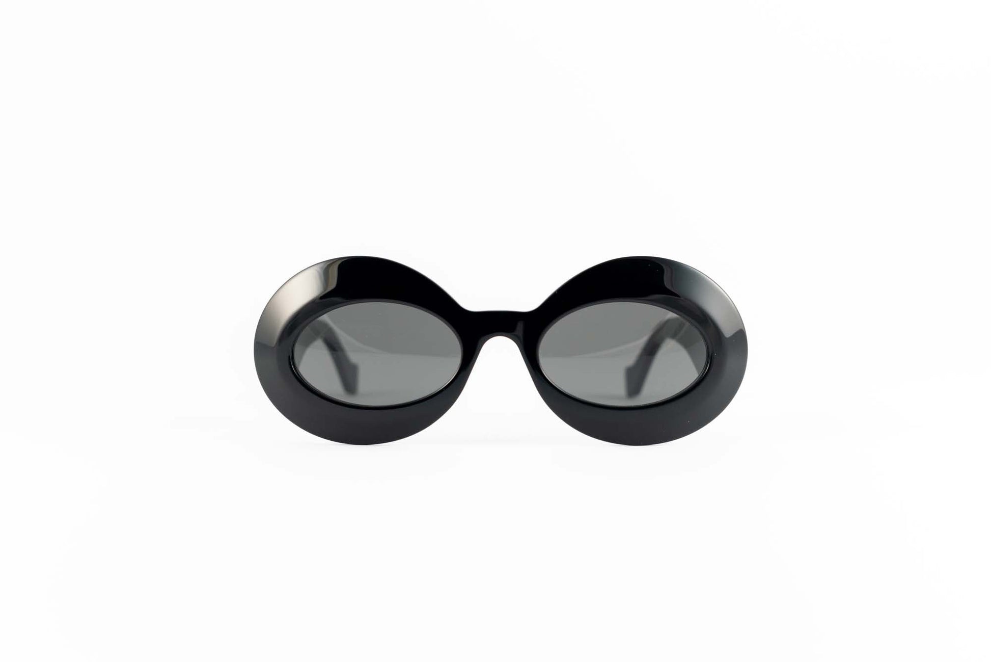 Loewe Occhiali da sole Acetato / Rettangolare LOEWE Occhiale da sole visore Anagram nero tondo nero