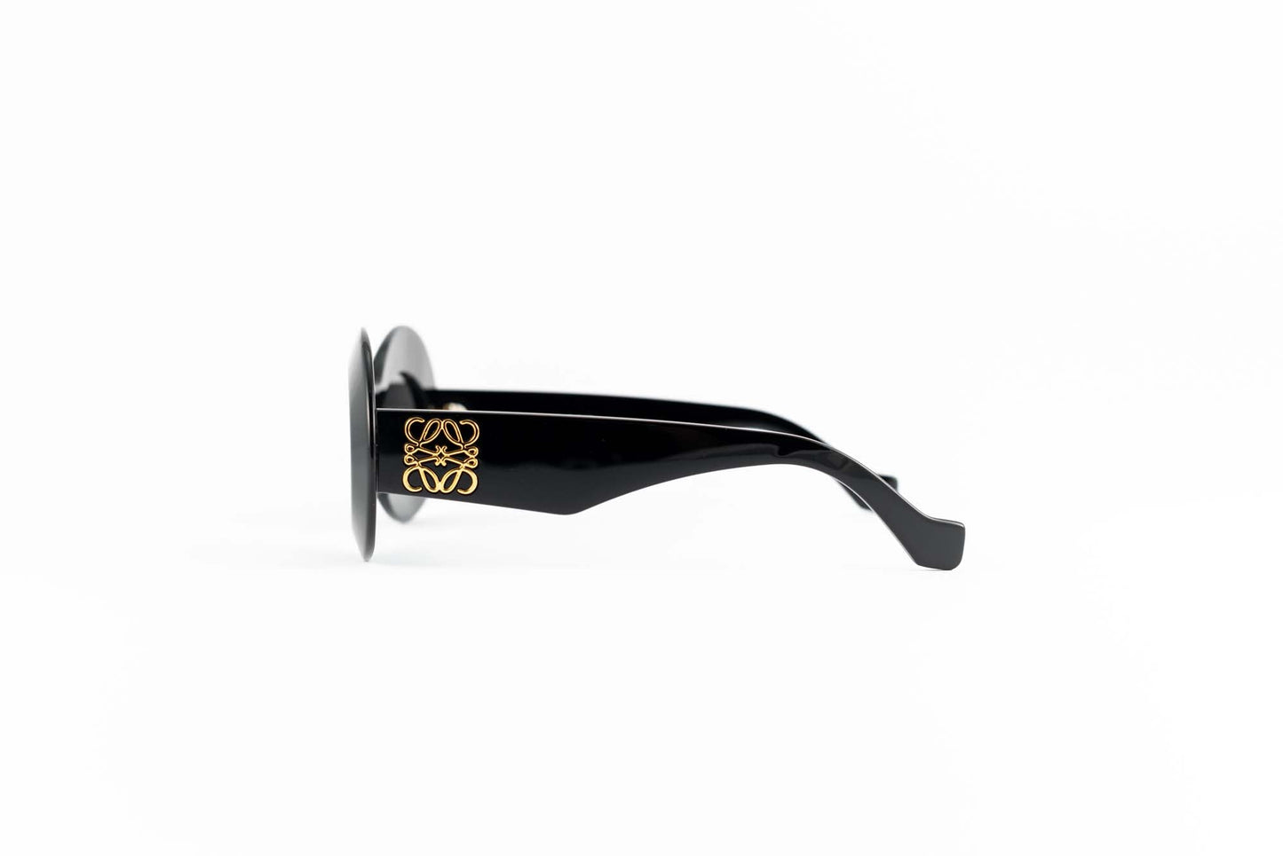 Loewe Occhiali da sole Acetato / Rettangolare LOEWE Occhiale da sole visore Anagram nero tondo nero