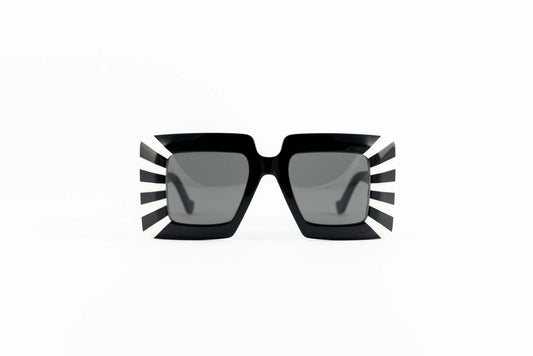 Loewe Occhiali da sole Acetato / Rettangolare LOEWE Occhiale da sole visore Chunky Anagram nero