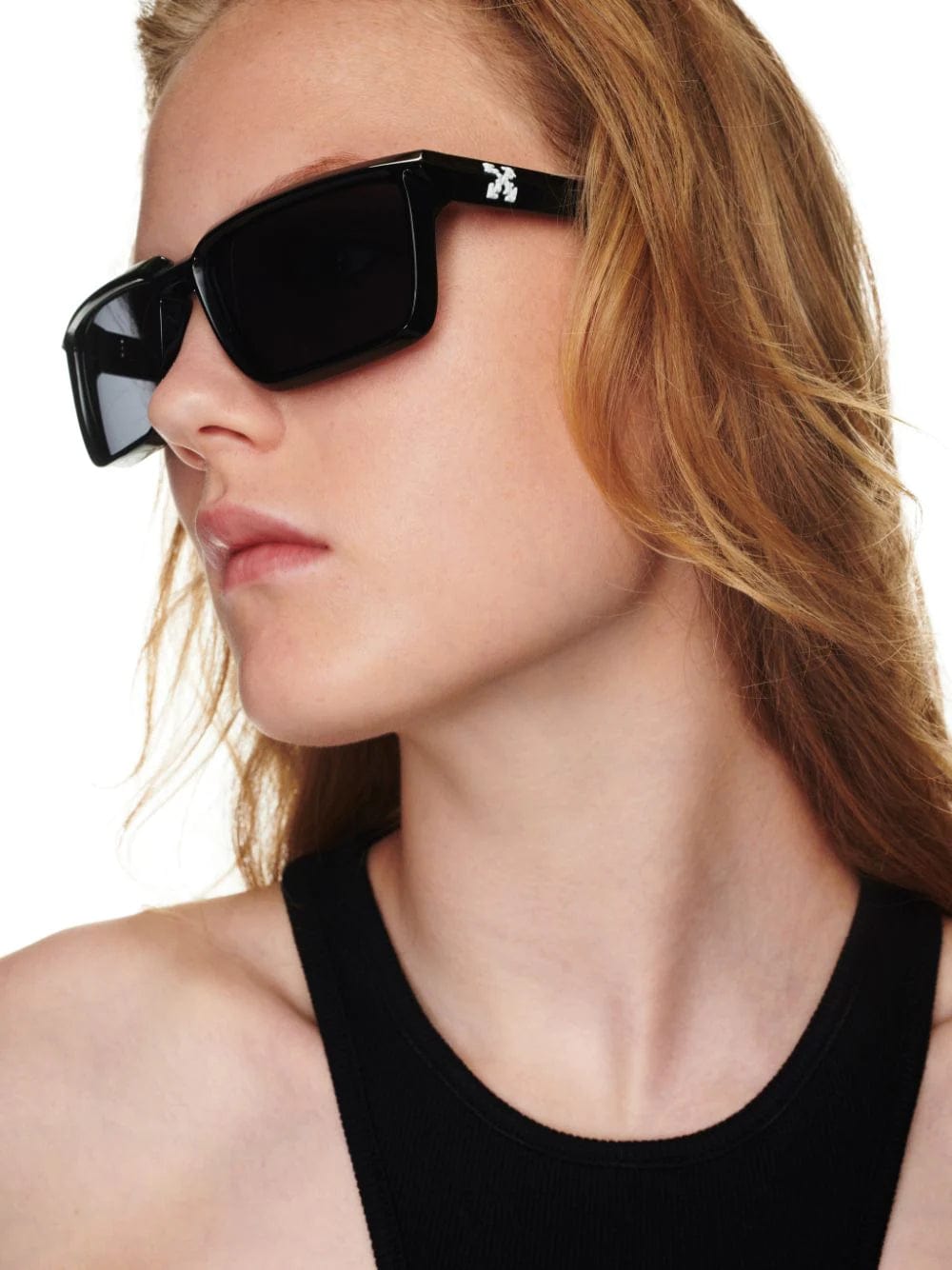 Off-White Portland: Black rectangular sunglasses –  - eyewear  store