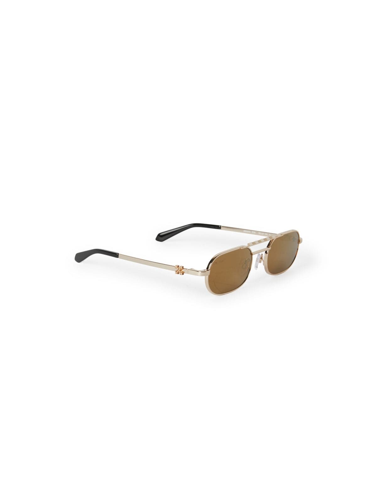 Off White Baltimore Silver sunglasses with black lenses