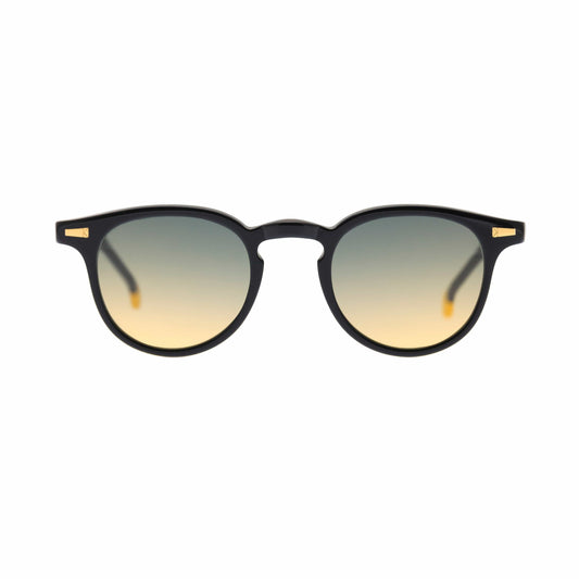 Kyme: Bob - Spectaclo.com - eyewear store - Occhiali da sole - Nero lucido / Rettangolare / 44