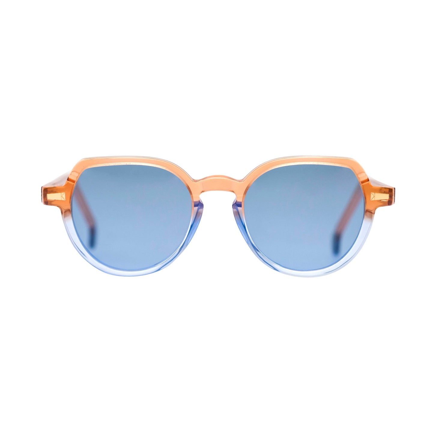 Kyme: Dafne - Spectaclo.com - eyewear store - Occhiali da sole - Sfumato arancio / Gatta / 47
