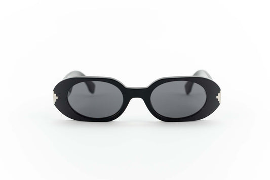 Marcelo Burlon occhiale da sole Nire Black 1007 - Spectaclo.com - eyewear store - Occhiali da sole - 51 / Nero / Ovale