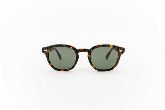 MOSCOT: LEMTOSH TORTOISE CAL 49 - Spectaclo.com - eyewear store - Occhiali da sole - 49 / Tartaruga / Ovale