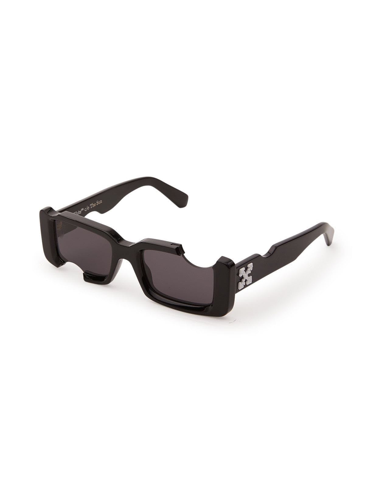 Off-White Cady: occhiale da sole nero squadrato cut con lenti fumo –   - eyewear store