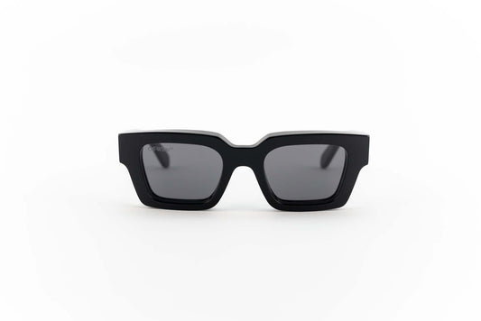 Off-White: Virgil - dark grey lenses (white logo) - Spectaclo.com - eyewear store - Occhiali da sole -